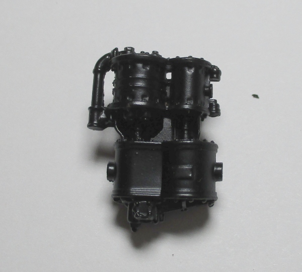 AIR PUMP / BLACK / LH SIDE OF BOILER / WESTINGHOUSE CROSS COMPOUND TYPE / PREMIER CLIMAX