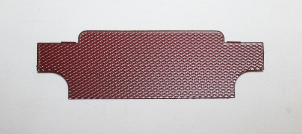 TENDER DECKING / TREADPLATE / FRONT / TUSCAN RED / PREMIER K-4s 4-6-2