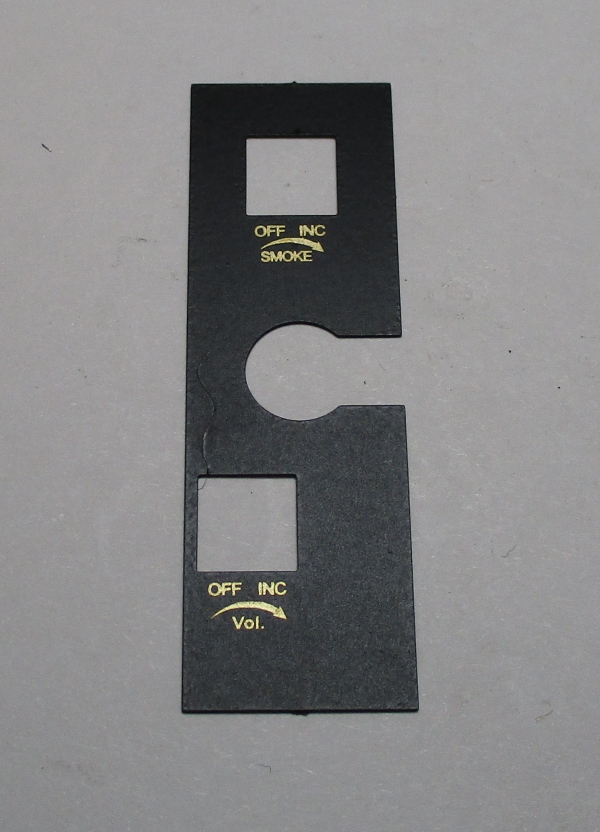 NAME PLATE / VOLUME & SMOKE / BLACK / TOOL BOX / TENDER / PREMIER CLIMAX