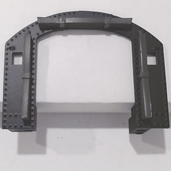 CAB / REAR WALL / W/SEATS & CAB CURTAINS / BLACK / PREMIER J-1e 4-6-4 