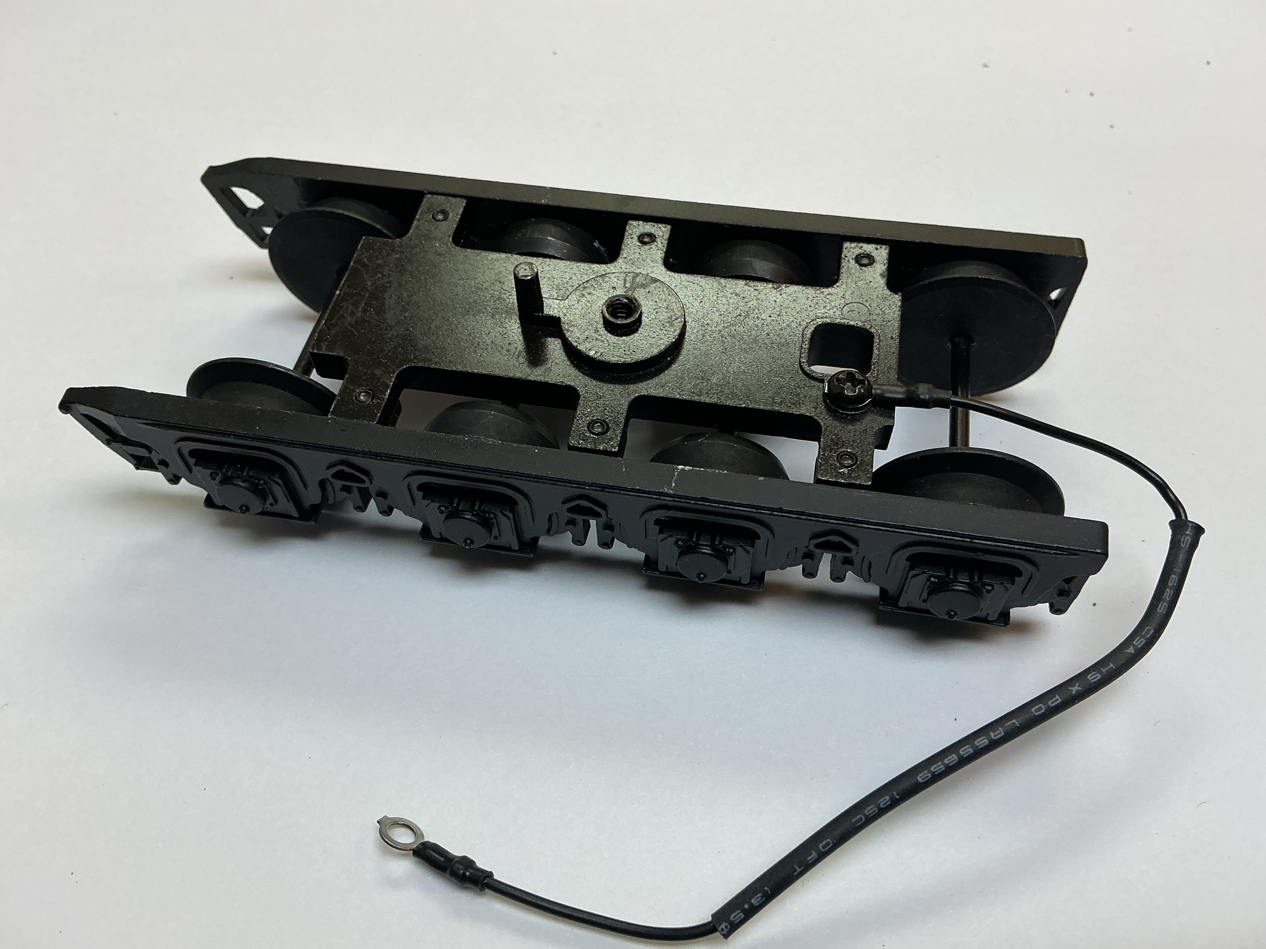 TENDER TRUCK / 8-WHEEL / FRONT / W/O CHAINS / BLACK / PREMIER J-1 2-10-4