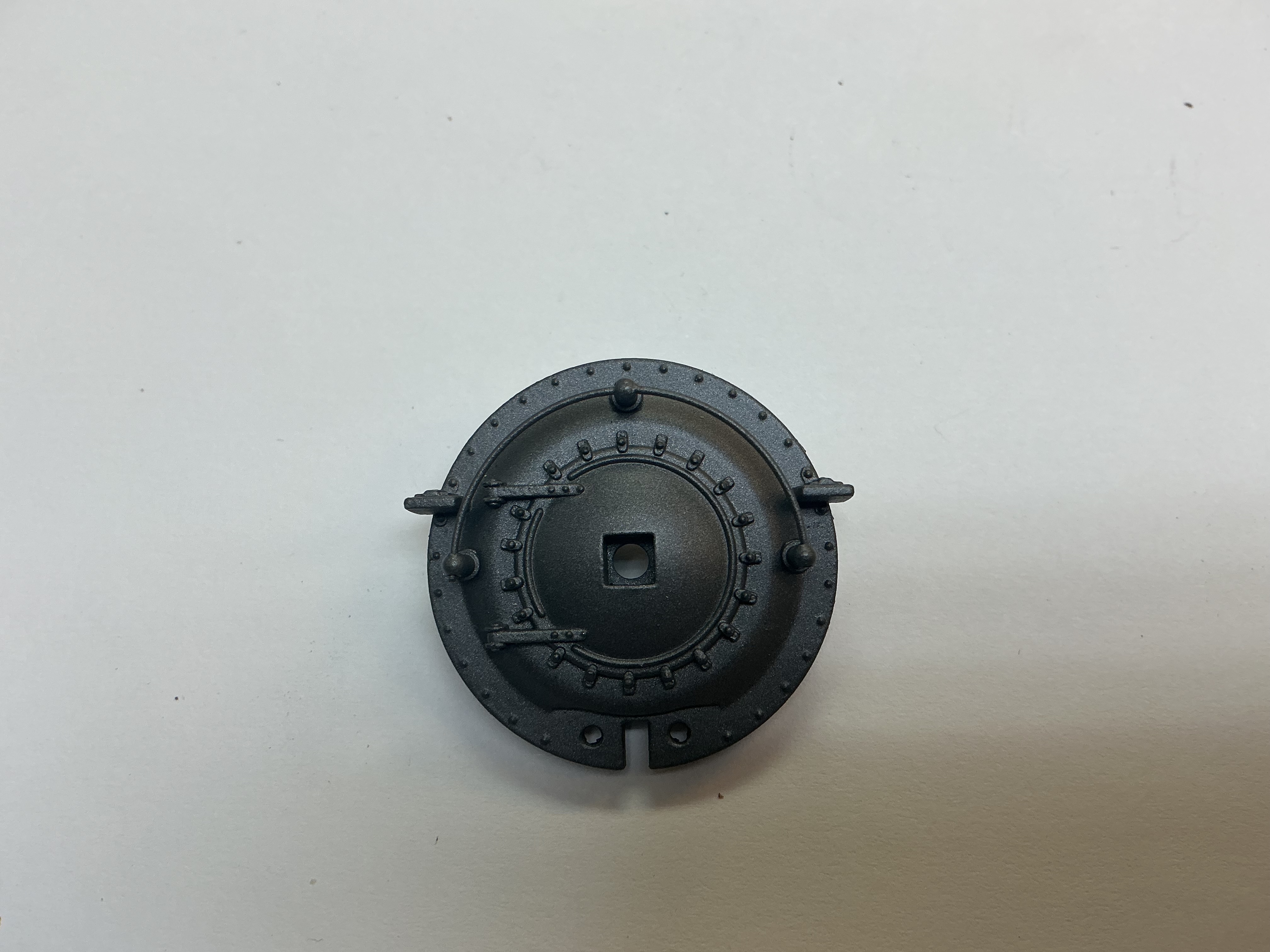 BOILER FRONT /GRAPHITE / W/O NUMBER PLATE OR HEADLIGHT / PREMIER A-5 SWITCHER 0-4-0