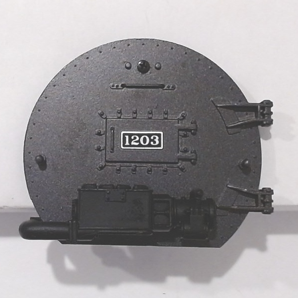 BOILER FRONT / GRAPHITE / W/WATER PUMP / WM #1203 / W/O BELL / PREMIER M-2 CHALLENGER 4-6-6-4