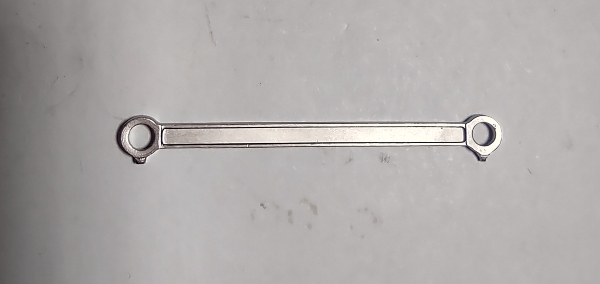 SIDE ROD / 2-AXLE / LH & RH / SATIN NICKEL / PREMIER AMERICAN & ESE 4-4-0