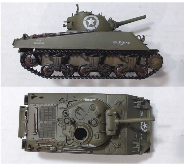 VEHICLE / M4 SHERMAN TANK / GREEN / EARLY WWII / $5.00 ADDITIONAL SHIPPING