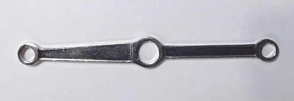 SIDE ROD / 3-AXLE / NICKEL / RH / RAILKING PACIFIC 4-6-2 & HUDSON 4-6-4