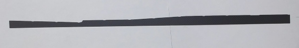 WALKWAY / RUNNING BOARD / BOILER / RH / BLACK / SHROUDED BOILER / PREMIER N&W J 4-8-4