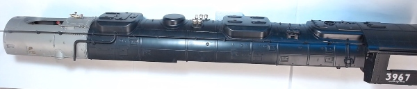 SHELL / BOILER / SALVAGED / AS SHOWN / NO CRACKS OR BODY POST DAMAGE / $10.00 ADD. SHIPPING / RAILKING ONE GAUGE CHALLENGER  4-6-6-4