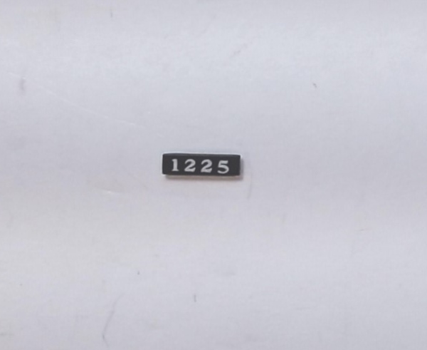 LENS / NUMBER BOARD / LH & RH / PM #1225 / HO SCALE BERKSHIRE 2-8-4 / 80-3172-1