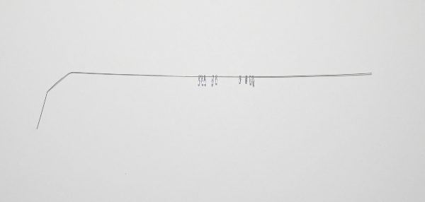 HANDRAIL / NICKEL / W/SILVER STANCHIONS / LH OR RH / HO SCALE N&W J CLASS 4-8-4