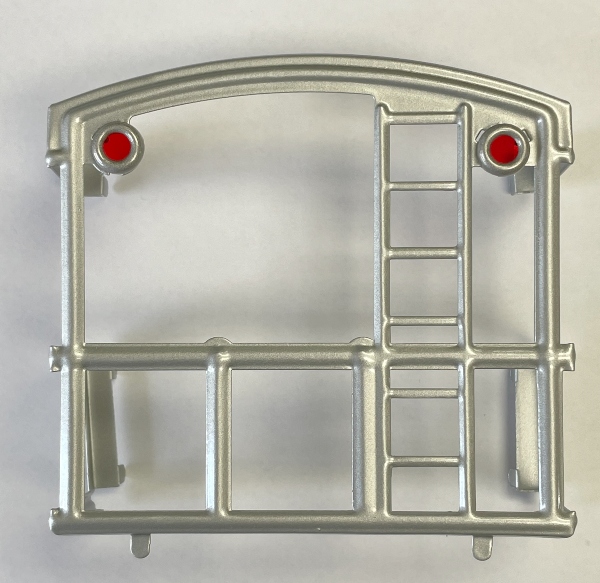 	 CABOOSE RAILING / SILVER / WITH MARKER LENSES / TINPLATE STANDARD GAUGE 217