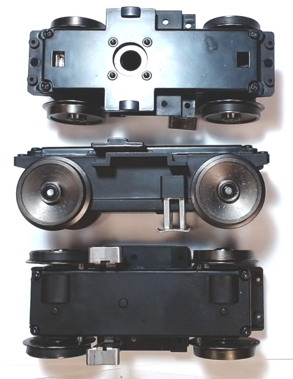 4-WHEEL TRUCK / POWERED / REAR / RAILKING ONE GAUGE F-3 AND F-7 W/VERTICLE MOTOR