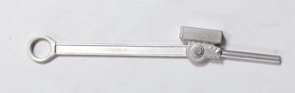 MAIN ROD & CROSSHEAD ASSEMBLY / RH / SATIN SILVER / RAILKING MOHAWK 4-8-2 