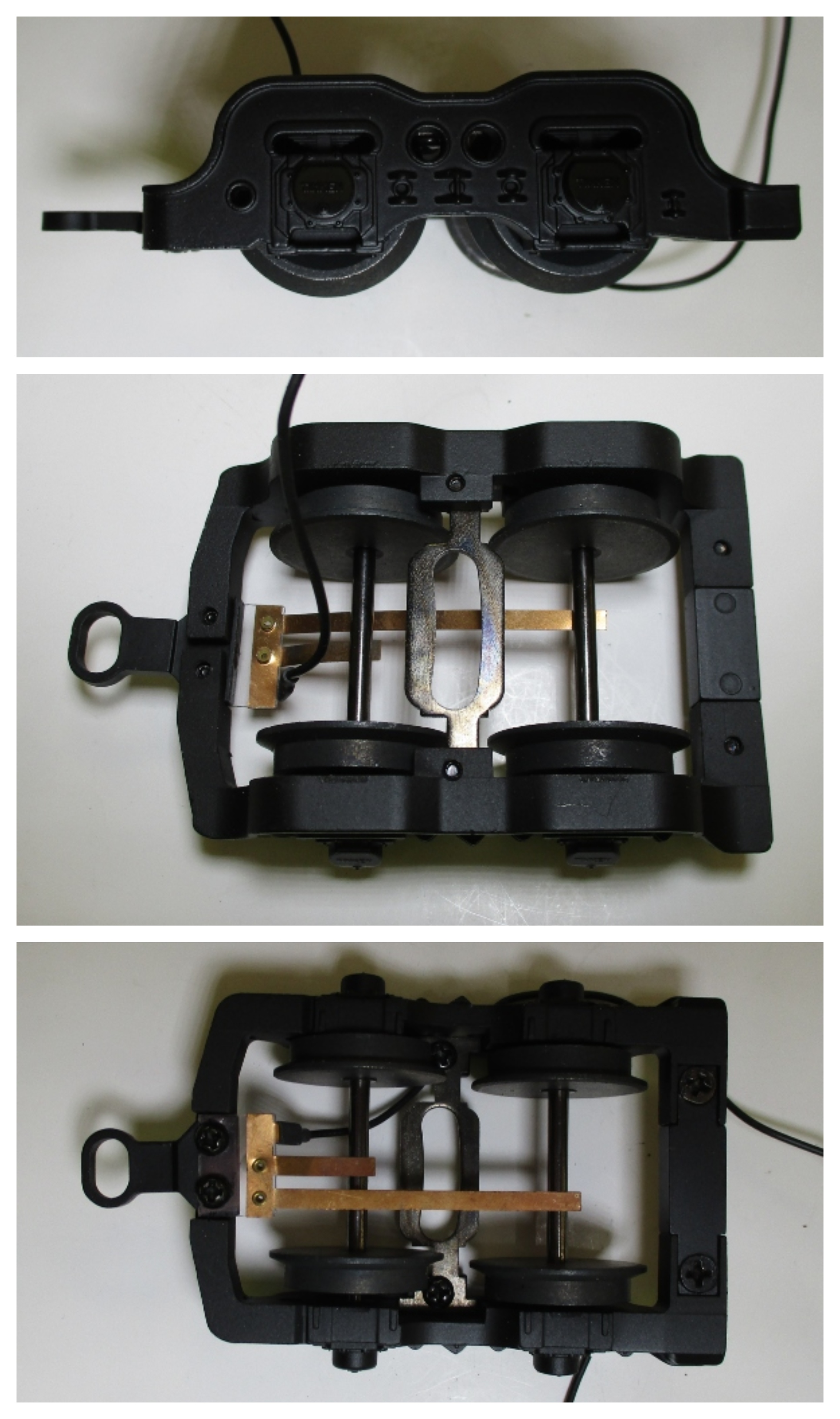 4-WHEEL TRAILING TRUCK / BLACK / PS-2 & 3 / W/AXLE CONTACTS / PREMIER N&W J 4-8-4