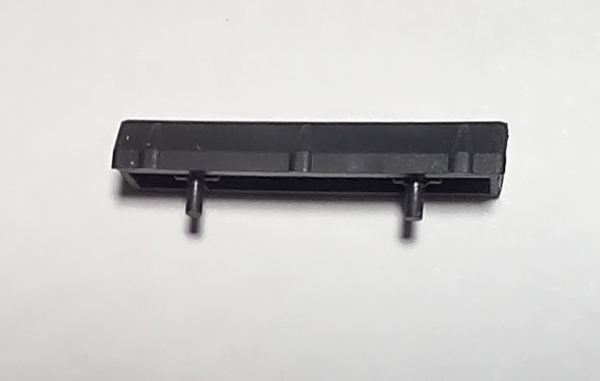 TOOL BOX / LONG / TENDER SIDES / BLACK / HO SCALE CAB FORWARD 4-8-8-2
