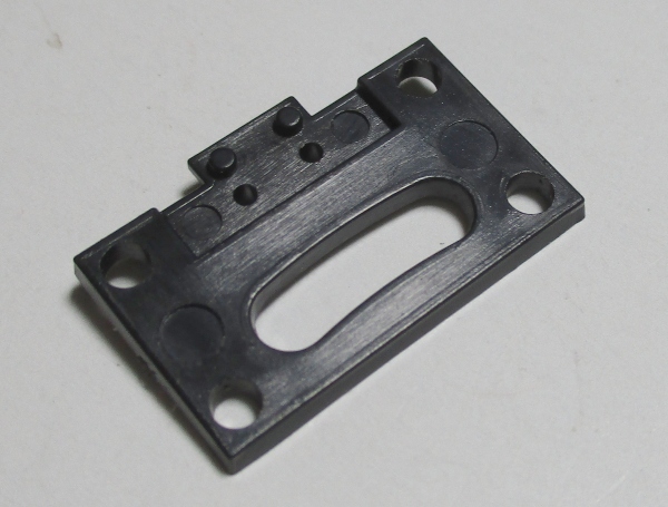 BOLSTER / 4-WHEEL TRAILING TRUCK / PLASTIC / BLACK / HO SCALE CAB FORWARD 4-8-8-2