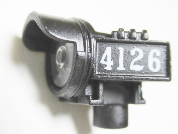 HEADLIGHT HOUSING / W/LENS & NUMBER BOARDS / #4126 / TENDER / PS-1 / PREMIER CAB FORWARD