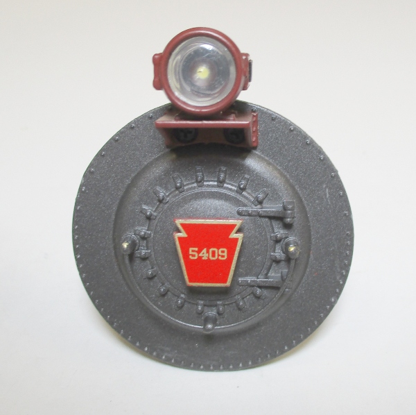 BOILER FRONT / W/TUSCAN RED HEADLIGHT / #5409 / GUNMETAL / PREMIER K-4s 4-6-2