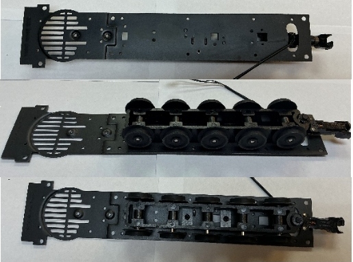 TENDER FRAME / W/CENTIPEDE TRUCK / PROTO-COUPLER /PS 2 & 3 / PREMIER FEF 4-8-4