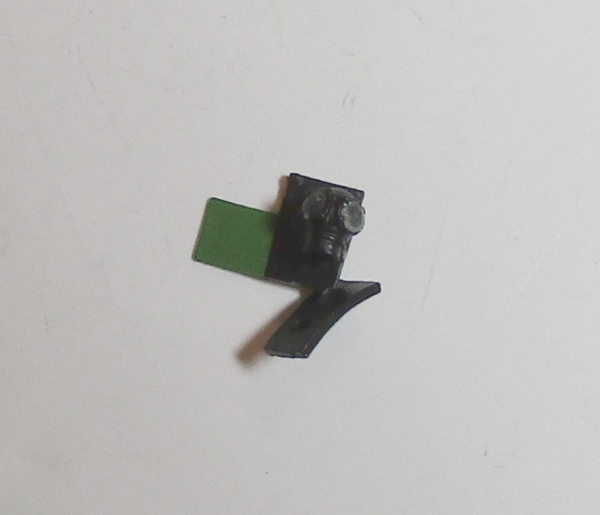 MARKER LIGHT HOUSING / RH / BLACK W/GREEN FLAG / PREMIER GREENBRIER 4-8-4