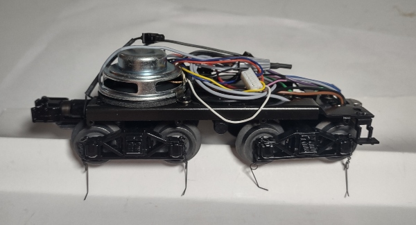 TENDER FRAME / COMPLETE / PS-3 / NO ELECTRONICS OR SHELL / B&O OR PRR / PREMIER AMERICAN 4-4-0 