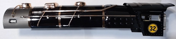 SHELL / BOILER COMPLETE / BLACK W/BRASS / TINPLATE STANDARD GAUGE 400E / CATERPILLAR 10-1263-1