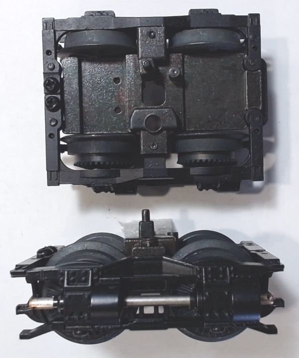 4-WHEEL TRUCK / TENDER FRONT / BLACK / W/O YOKE / PREMIER 4-TRUCK SHAY / PS1