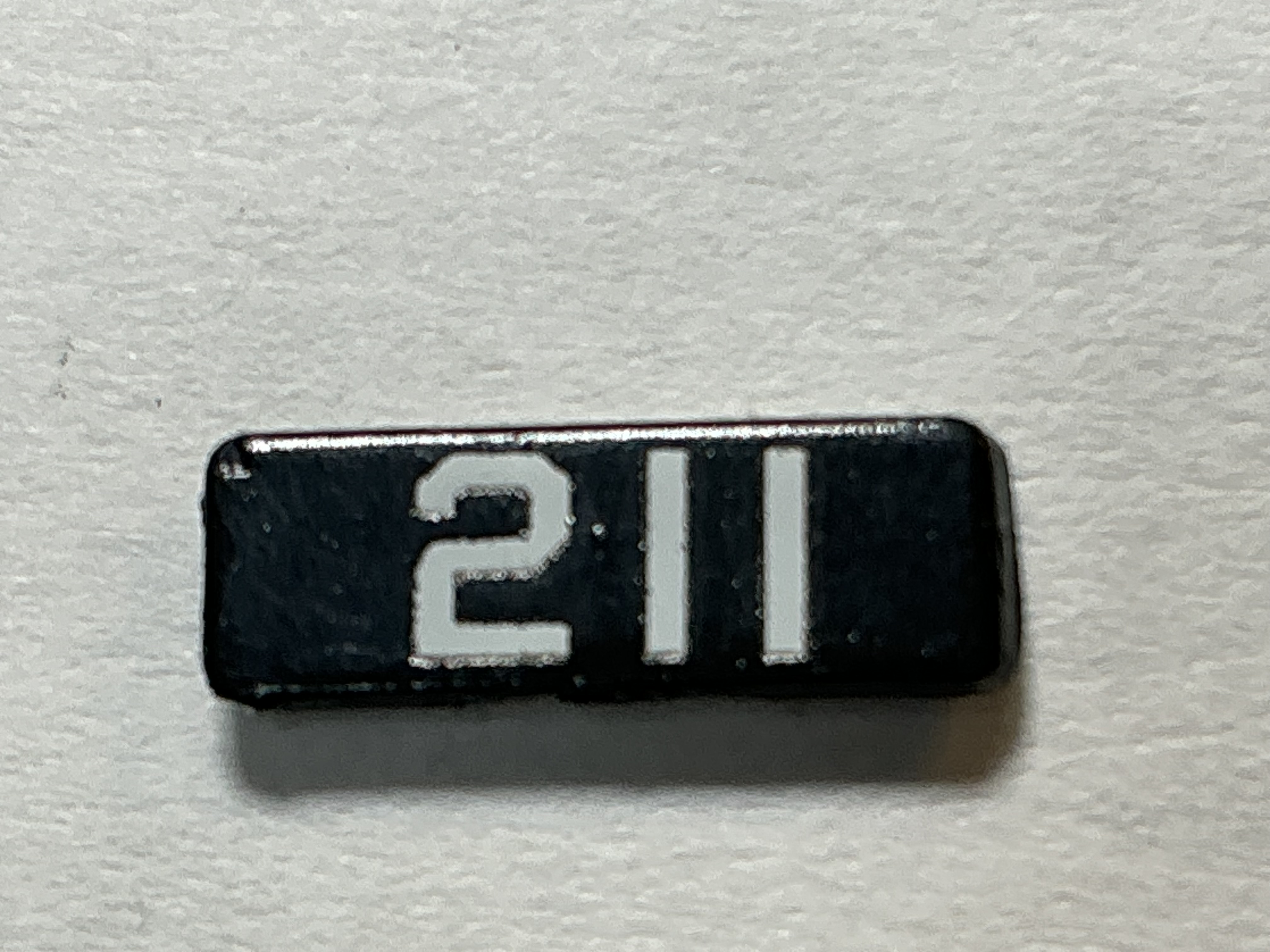 NUMBER BOARD / RH OR LH / FRONT OR REAR / #211 / PREMIER GP-40