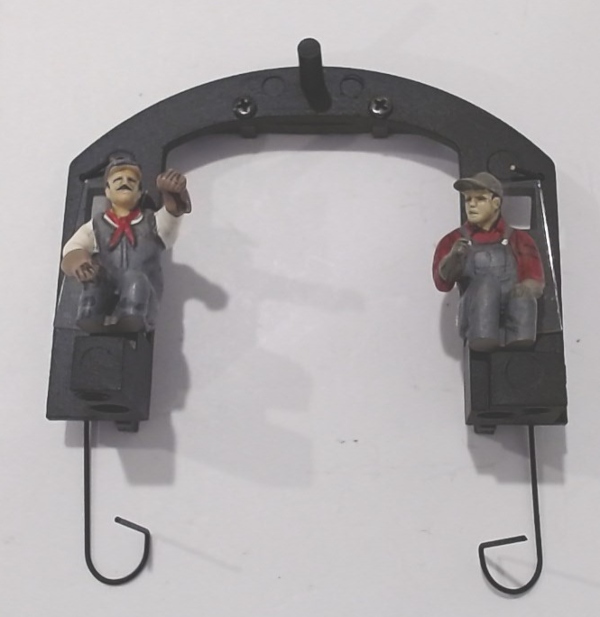 CAB / REAR WALL / W/FIGURES & CAB CURTAINS / BLACK / PREMIER J-1e 4-6-4