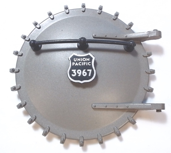 BOILER DOOR / GRAPHITE / UP#3967 / RAILKING ONE GAUGE CHALLENGER 4-6-6-4