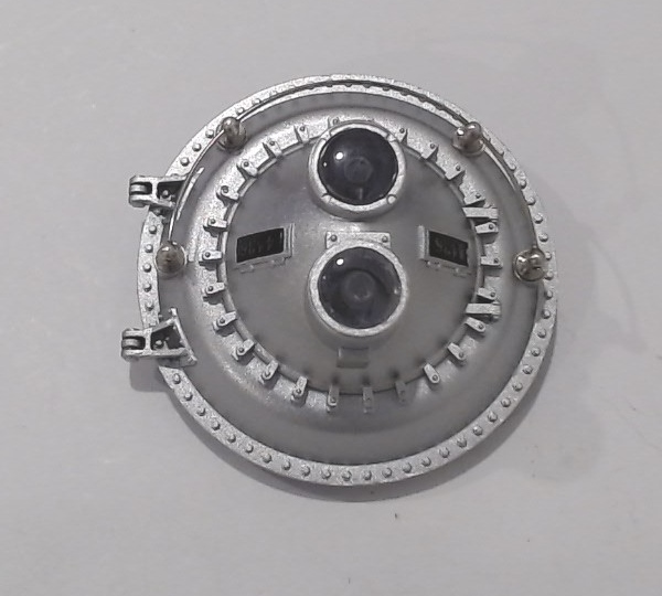 BOILER FRONT / W/LENSES & HANDRAIL / W/MARS LIGHT / SILVER / #4436 / PREMIER GS-4 4-8-4