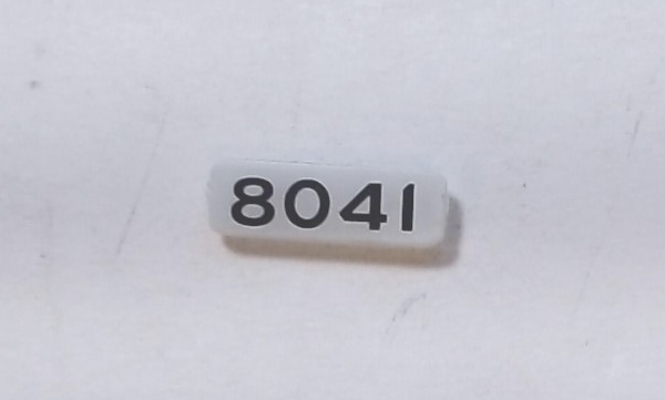 NUMBER BOARD / RF OR LR / RAILKING C30-7 / N&W #8041