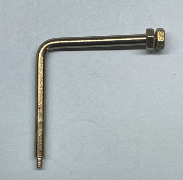 HANDRAIL / BRASS / 90 DEGREE / TINPLATE STANDARD GAUGE NO 8 & NO 9 PAY-AS-YOU-ENTER TROLLEY