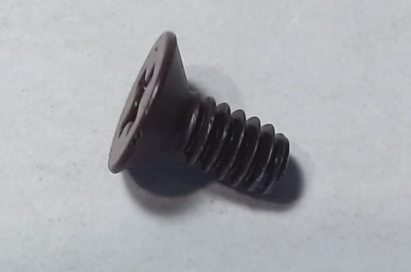 SCREW / FLTHD / 8-32 x 0.2in L / TUSCAN RED