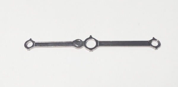 SIDE ROD / 3-AXLE / SATIN NICKEL / LH / PREMIER ROYAL HUDSON 4-6-4