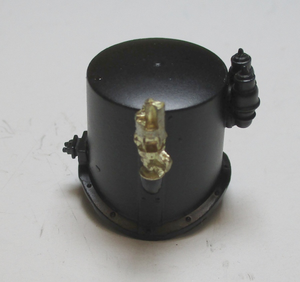 STEAM DOME / W/POP OFF VALVES & BRIGHT BRASS WHISTLE / PREMIER CLIMAX