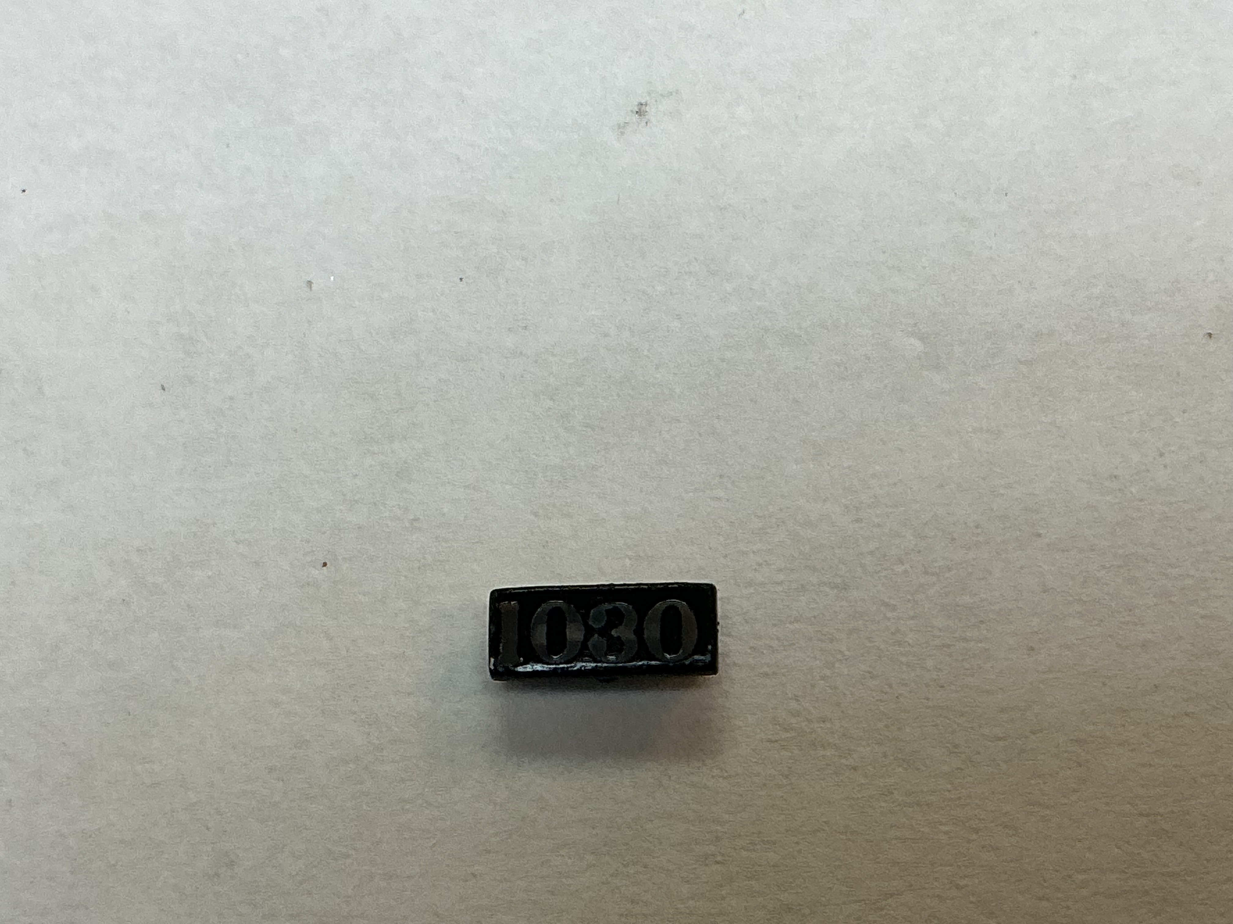 NUMBER BOARD / RH OR LH / HEADLIGHT HOUSING / #1030 / PREMIER CAMELBACK 4-6-0