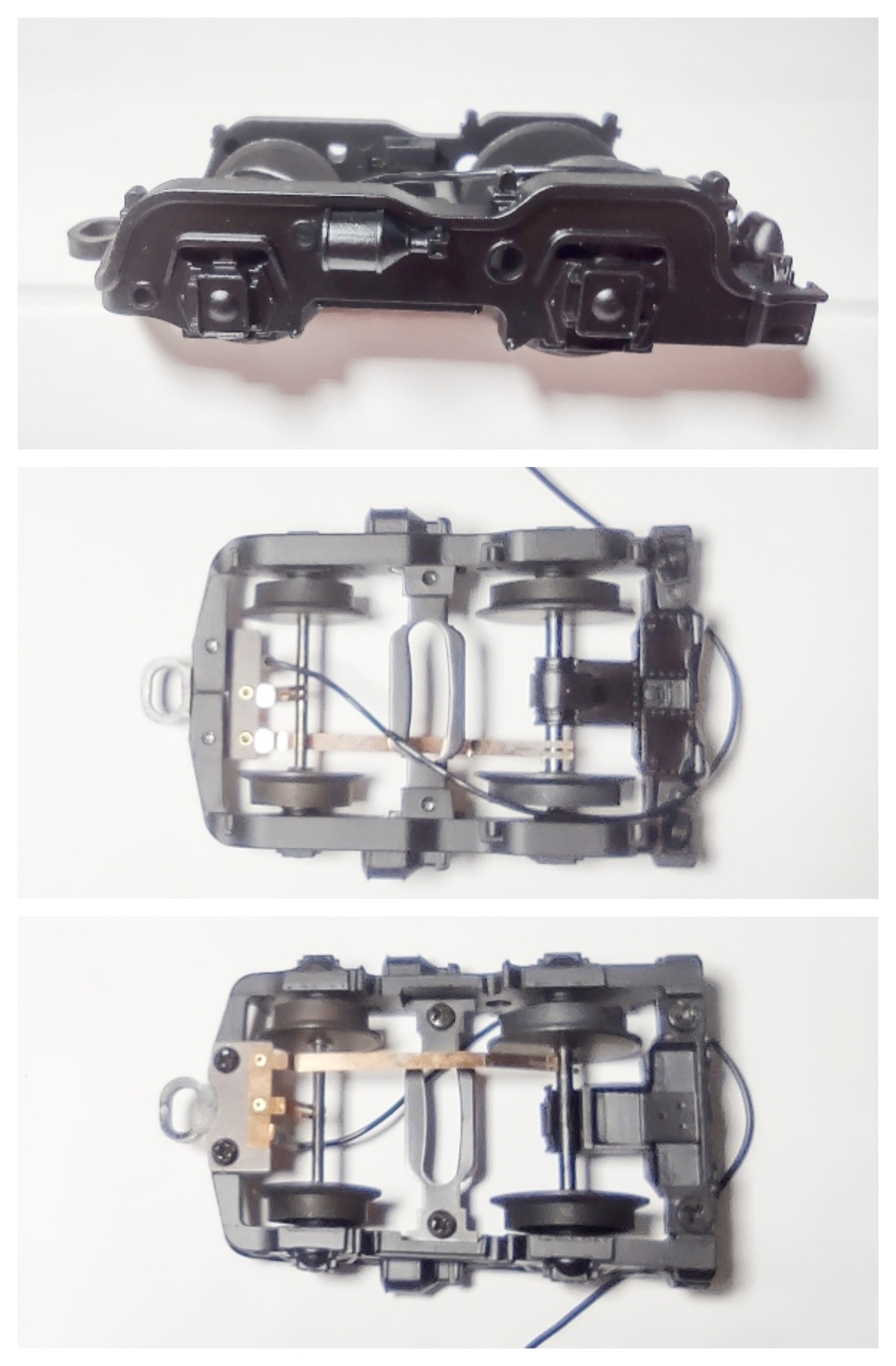 4-WHEEL TRAILING TRUCK / BLACK / 3-RAIL / W/AXLE CONTACTS / PREMIER ROYAL HUDSON 4-6-4