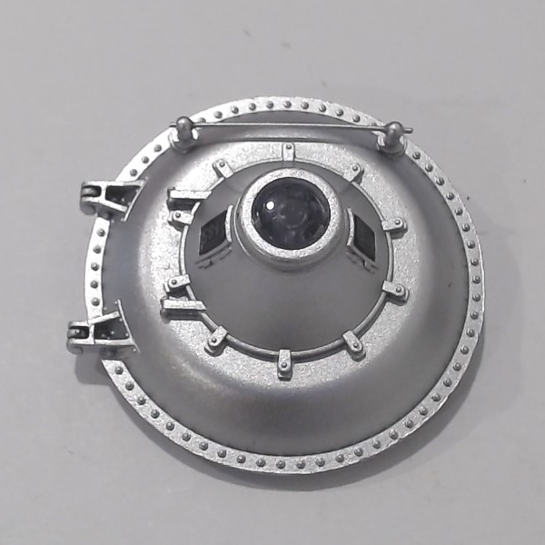 BOILER FRONT / W/LENSES & HANDRAIL / W/O MARS LIGHT / SILVER / #485 / PREMIER GS-4 4-8-4 