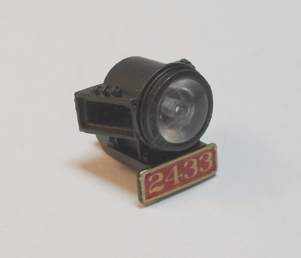 HEADLIGHT HOUSING / W/LENS / #2433 / PREMIER RUSSIAN DECAPOD 2-10-0