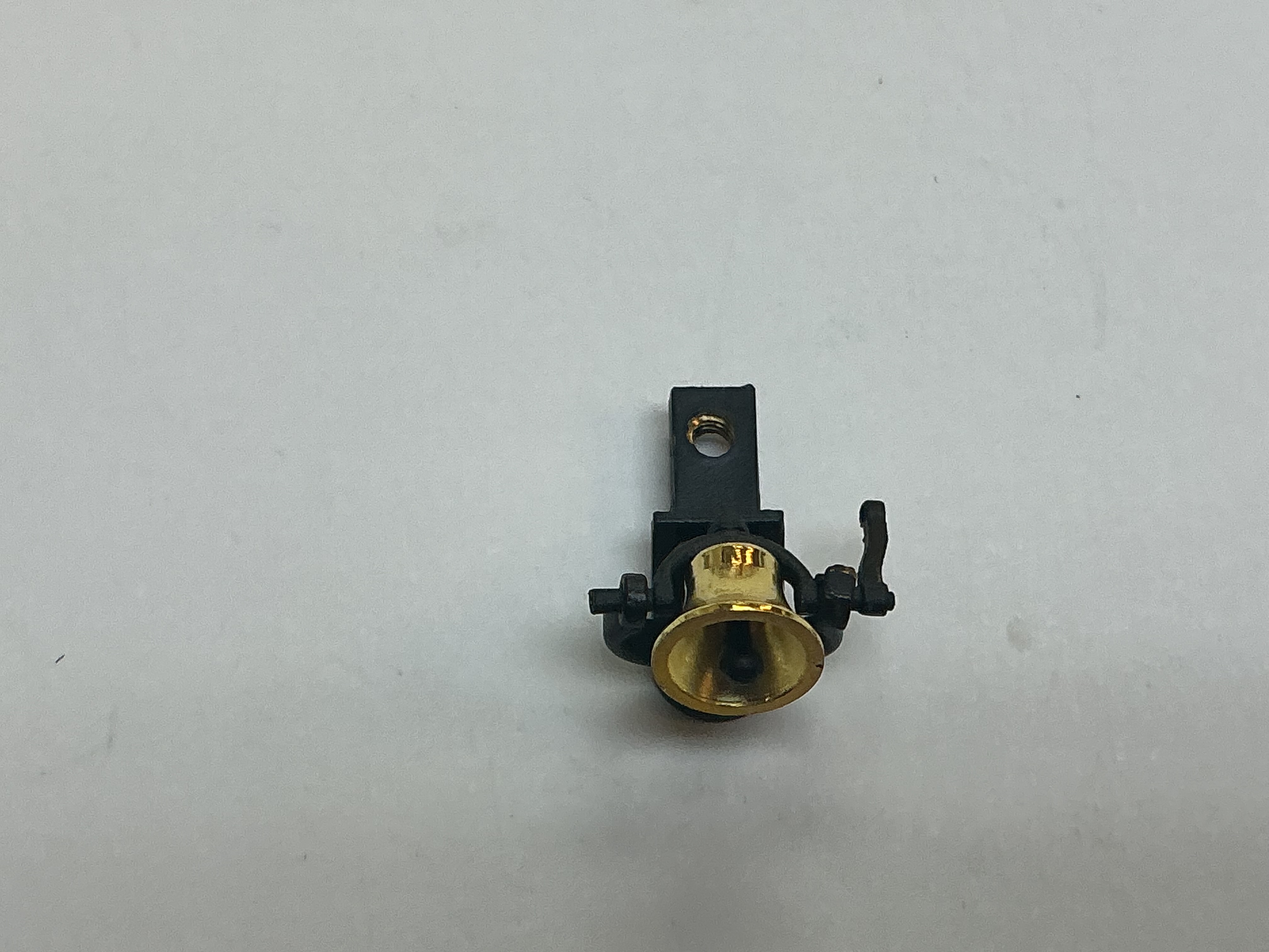 BELL & YOKE / BRASS / W/CRADLE / BOILER FRONT MOUNT / BLACK / PREMIER LIGHT MIKADO 2-8-2