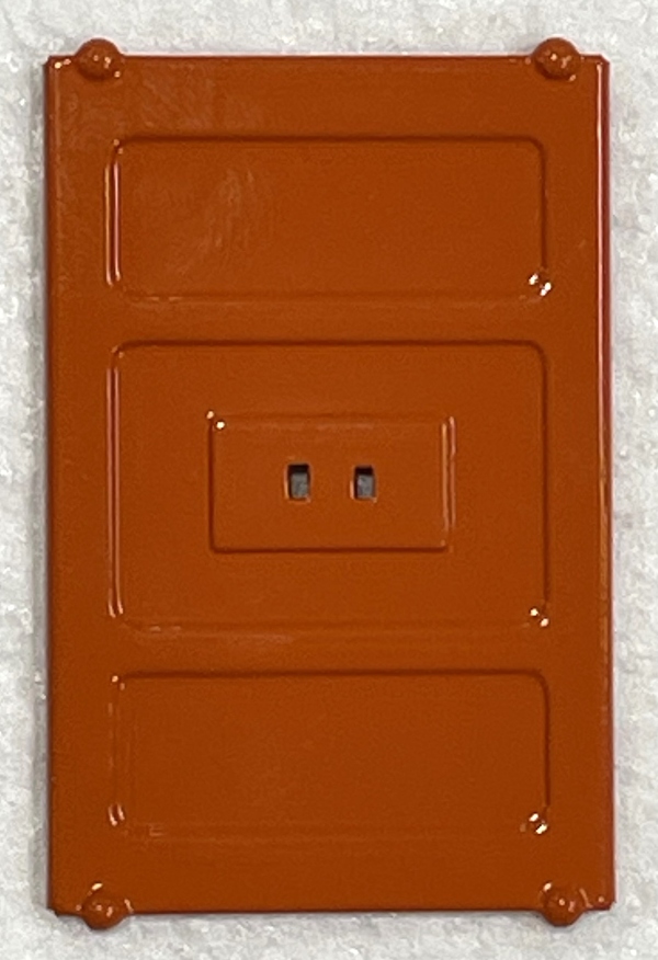 DOOR / SMALL / MAROON / TINPLATE STANDARD GAUGE 214 BOXCAR