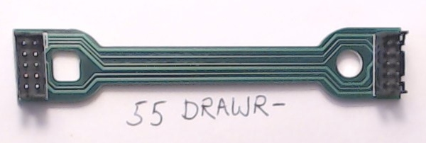 WIRELESS DRAWBAR / 10-PIN / 55mm L / DUAL VERTICAL PLUGS