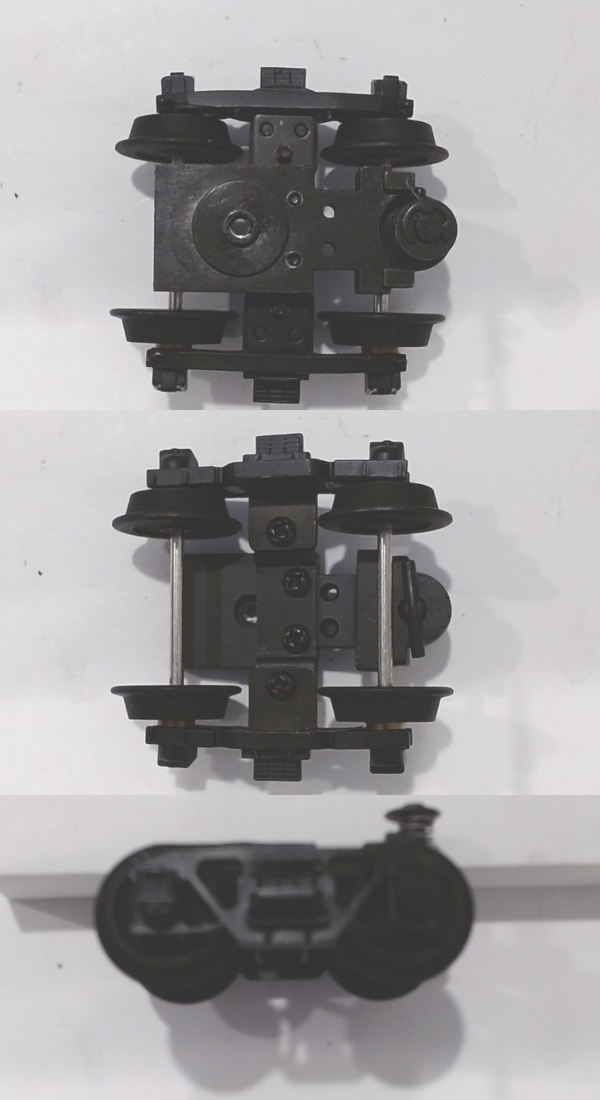 TENDER TRUCK / 4-WHEEL / BLACK / REAR / VERSION D / W/O CHAINS / PREMIER HEAVY PACIFIC 4-6-2