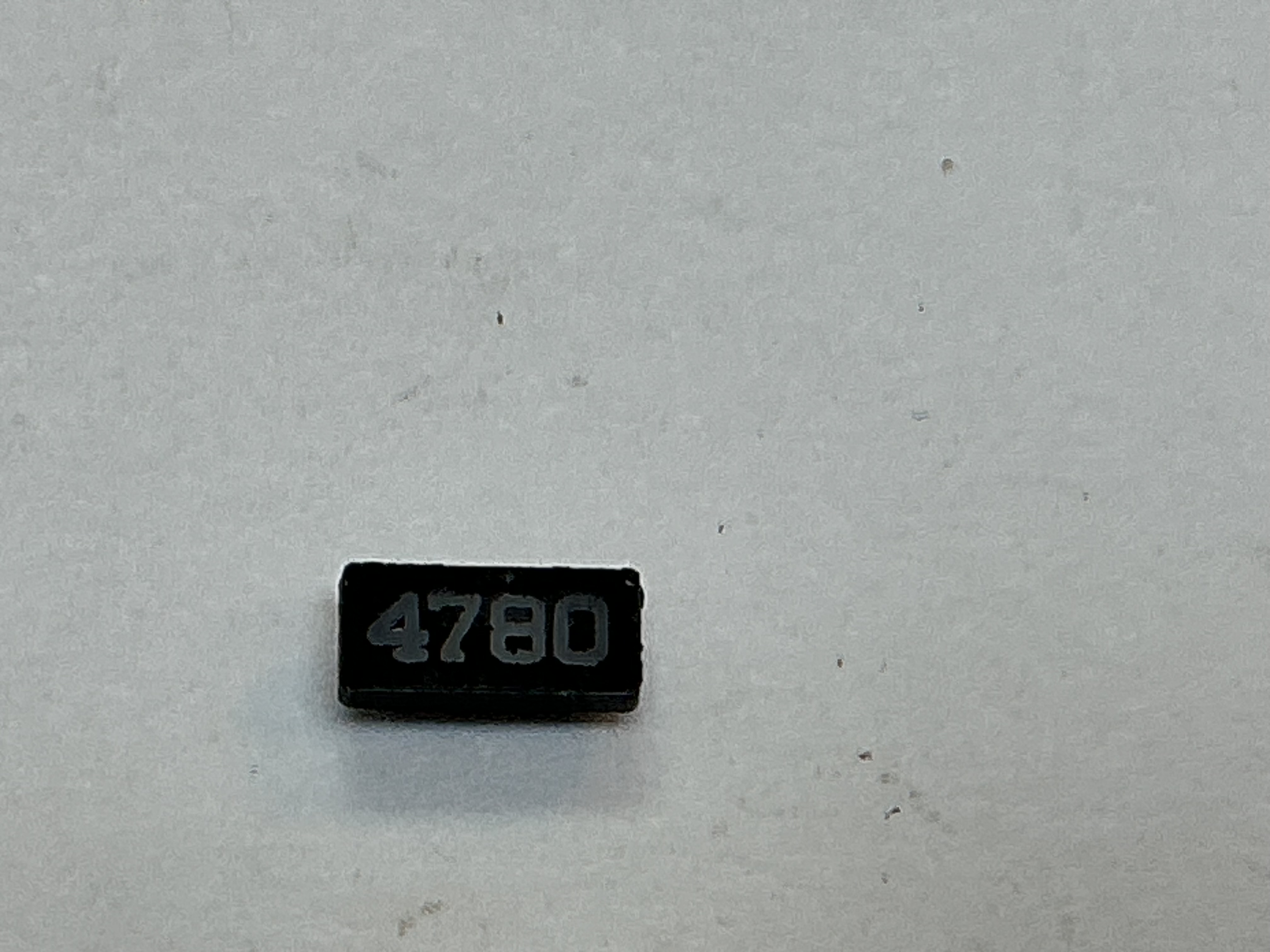 NUMBER BOARD / FOR HEADLIGHT HOUSING / LH OR RH / #4780 / PREMIER P-5a