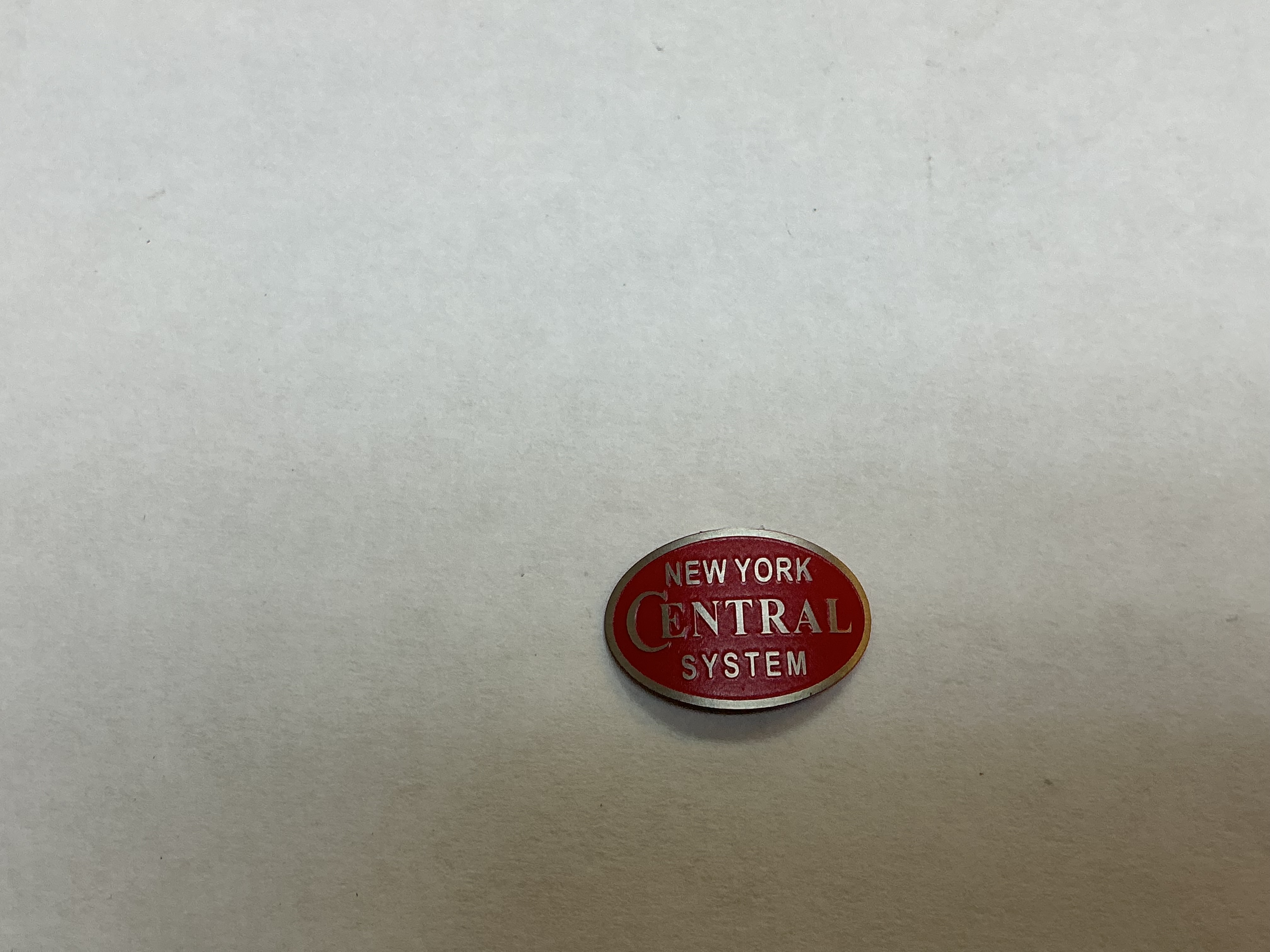 NAME PLATE / BOILER FRONT / NEW YORK CENTRAL / PREMIER EMPIRE STATE EXPRESS 4-6-4