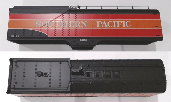 SHELL / TENDER / COMPLETE / PS 2 & 3 / SP DAYLIGHT #4449 / LARGE LETTERS / PREMIER GS-4 4-8-4 