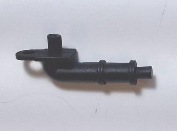 STEAM EXHAUST PIPE / LH & RH / REAR ENGINE STEAM CHEST TOP / BLACK / PREMIER PRR S-1 6-4-4-6