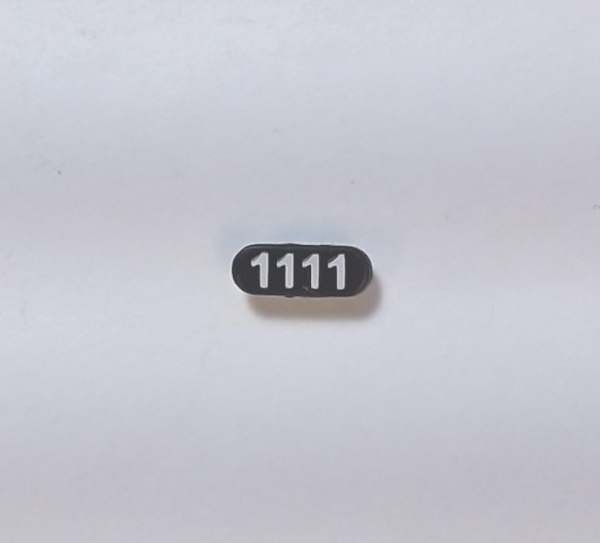 NUMBER BOARD / LF / #1111 / PREMIER SD70ACe