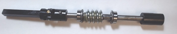 DRIVE SHAFT / WORM GEAR / W/TWO BEARINGS / W/MALE COUPLING & DOG BONE COUPLING / FRONT / PS-1 / PREMIER CAB FORWARD